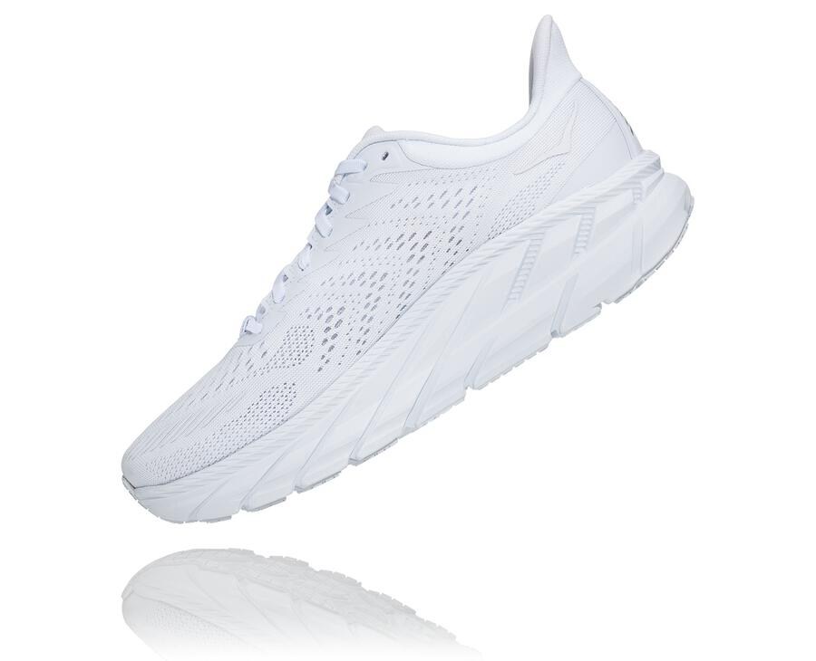 Hoka One One Hardloopschoenen Heren - Clifton 7 - Wit - WC1479658